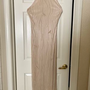 Hand Beaded Long Maxi Dress